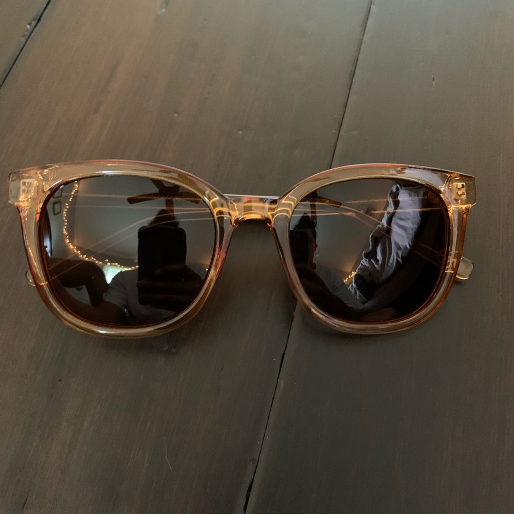 Brass Colored Polarized Sunglasses